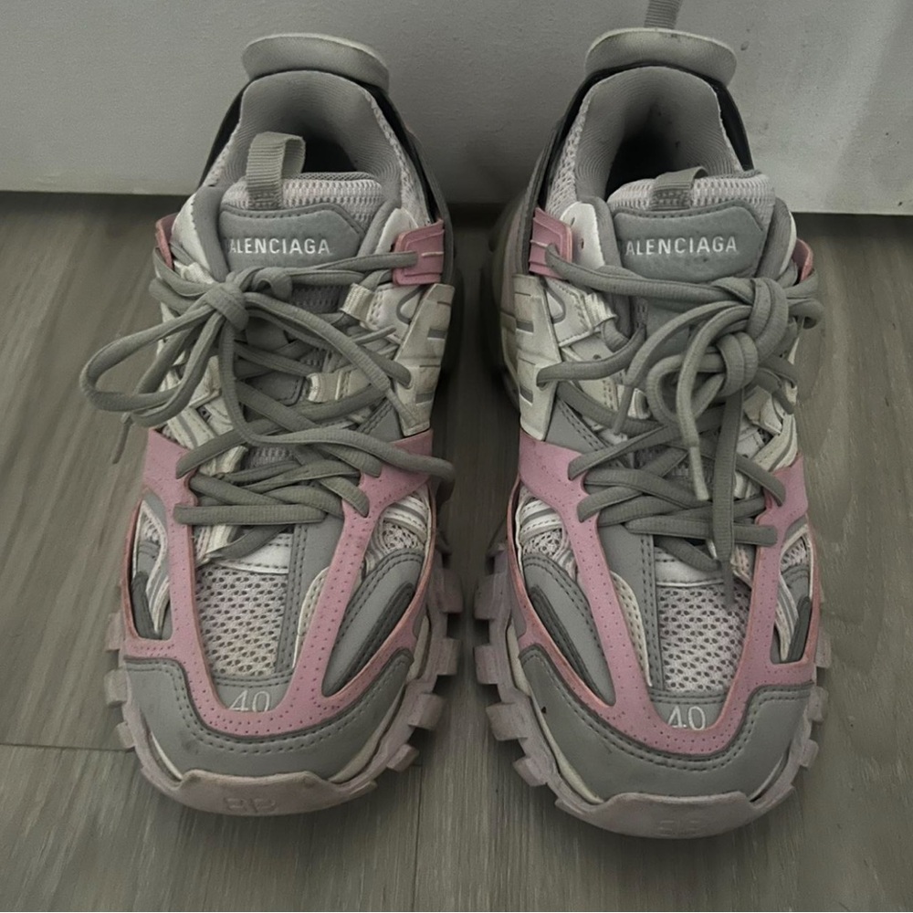 Balenciaga Pink and White Sneakers - Picture 2 of 5
